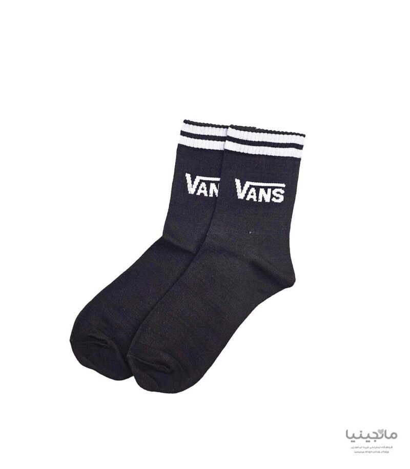 جوراب ساق بلند طرح ونس Vans بادیس کد 711