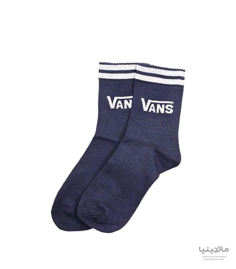 جوراب ساق بلند طرح ونس Vans بادیس کد 711